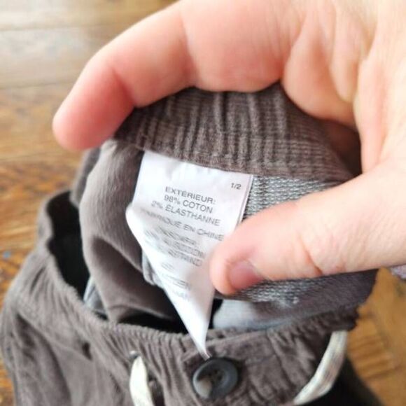 Vuori  Men's Optimist Pant Cocoa Brown Gray Corduroy Pants Size M - Picture 3 of 5